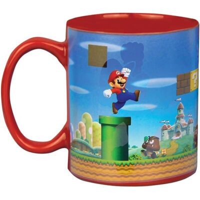 Tasse thermosensible Mario - 300ml - Cadeau Nintendo amusant - Publicité Tasse thermosensible Mario - 300ml - Cadeau Nintendo amusant - Publicité