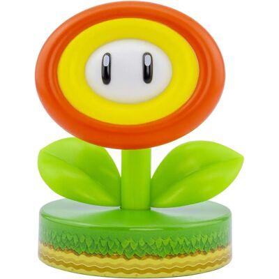 Paladone Super Mario Éjszakai Lámpa Tűzliliom - Dekoráció 10cm Paladone Super Mario Éjszakai Lámpa Tűzliliom - Dekoráció 10cm