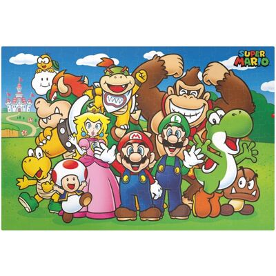 Puzzle Super Mario 250 pièces - Jeu de casse-tête - Publicité Puzzle Super Mario 250 pièces - Jeu de casse-tête - Publicité