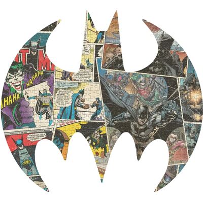 Puzzle en forme du logo Batman de 750 pièces - Paladone - Publicité Puzzle en forme du logo Batman de 750 pièces - Paladone - Publicité