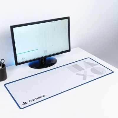 Paladone Alfombrilla de escritorio PlayStation 5 Iconos - Ratón de juego - Blanco/Azul Paladone Alfombrilla de escritorio PlayStation 5 Iconos - Ratón de juego - Blanco/Azul