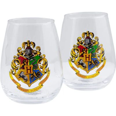 Paladone Harry Potter - Ensemble de 2 verres avec blason de Poudlard - Publicité Paladone Harry Potter - Ensemble de 2 verres avec blason de Poudlard - Publicité