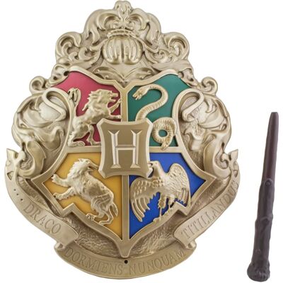 PALADONE Harry Potter Hogwarts Wappenlampe mit Zauberstab PALADONE Harry Potter Hogwarts Wappenlampe mit Zauberstab