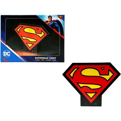 Lampe de Table Logo Superman - Cadeau pour Fans DC Comics - Publicité Lampe de Table Logo Superman - Cadeau pour Fans DC Comics - Publicité