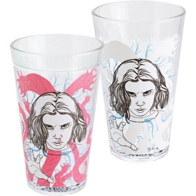 Paladone Stranger Things Farbwechsel Wasser Glas - 450ml Paladone Stranger Things Farbwechsel Wasser Glas - 450ml