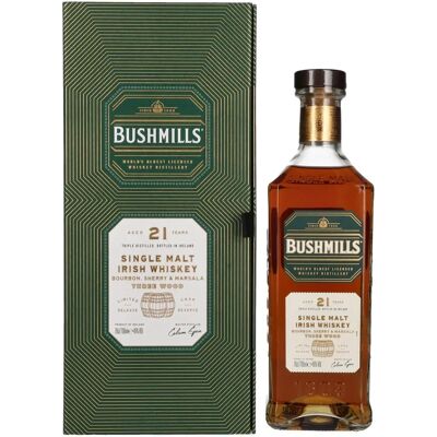 Bushmills 21 Jahre alter RARE Single Malt Irish Whiskey in Geschenkverpackung Bushmills 21 Jahre alter RARE Single Malt Irish Whiskey in Geschenkverpackung