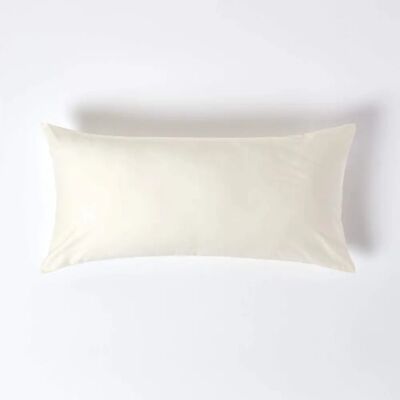 Homescapes Egyptian Cotton Pillowcase 1000 TC - Continental, 40 x 80 cm, Cream Homescapes Egyptian Cotton Pillowcase 1000 TC - Continental, 40 x 80 cm, Cream