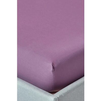 Homescapes Egyptian Cotton Deep Fitted Sheet - Grape, 18 inch, 200 TC, Unisex Homescapes Egyptian Cotton Deep Fitted Sheet - Grape, 18 inch, 200 TC, Unisex