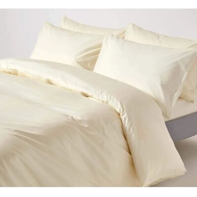 Homescapes Egyptian Cotton King Duvet Cover - 200 TC, Cream Homescapes Egyptian Cotton King Duvet Cover - 200 TC, Cream