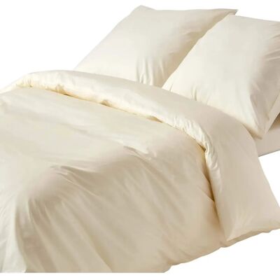 Homescapes Cream Egyptian Cotton Duvet Cover Set - Bed Linen Homescapes Cream Egyptian Cotton Duvet Cover Set - Bed Linen