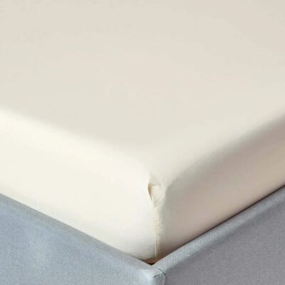 Homescapes Egyptian Cotton Fitted Sheet - Single - Cream - Bed Linen Homescapes Egyptian Cotton Fitted Sheet - Single - Cream - Bed Linen