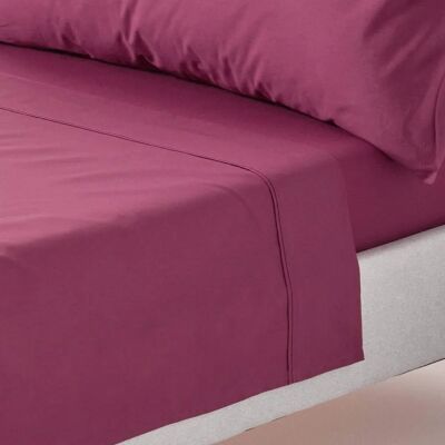 Homescapes King Plum Egyptian Cotton Flat Sheet - Bed Sheet Homescapes King Plum Egyptian Cotton Flat Sheet - Bed Sheet