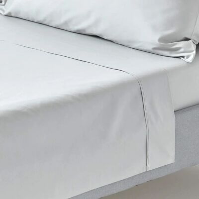 Homescapes Silver Grey Egyptian Cotton Flat Sheet - Bed Sheet Homescapes Silver Grey Egyptian Cotton Flat Sheet - Bed Sheet