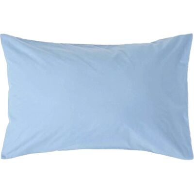 Homescapes British Egyptian Cotton Pillowcase - Standard Size, Blue, 200 TC Homescapes British Egyptian Cotton Pillowcase - Standard Size, Blue, 200 TC