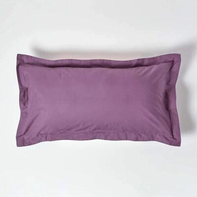 Homescapes Grape Egyptian Cotton Pillowcase - 200 TC, King Size Homescapes Grape Egyptian Cotton Pillowcase - 200 TC, King Size