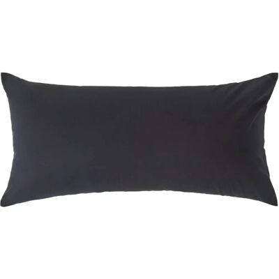 Homescapes Egyptian Cotton Pillowcase - 40x80cm Black - High Quality Homescapes Egyptian Cotton Pillowcase - 40x80cm Black - High Quality