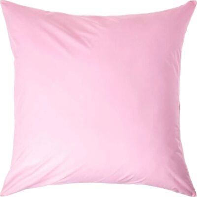 Homescapes Pink Ägyptische Baumwollkissenbezug - 40 x 40 cm, 200 TC Homescapes Pink Ägyptische Baumwollkissenbezug - 40 x 40 cm, 200 TC