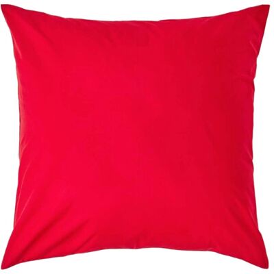 Homescapes Egyptian Cotton Pillowcase - 40x40cm, Red - Pillowcase Homescapes Egyptian Cotton Pillowcase - 40x40cm, Red - Pillowcase