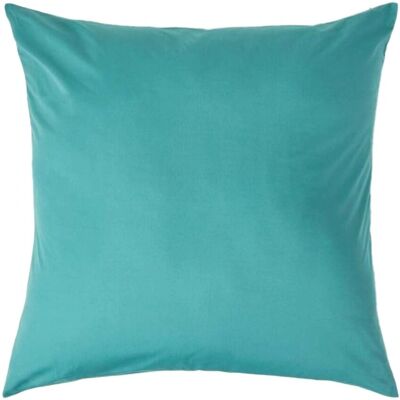 Homescapes Ägyptische Baumwollkissenbezug - 40x40cm Teal - 200 TC Homescapes Ägyptische Baumwollkissenbezug - 40x40cm Teal - 200 TC