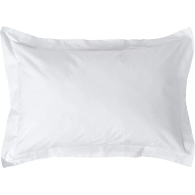 Homescapes Egyptian Cotton Oxford Pillowcase - Standard Size - 200 TC - White Homescapes Egyptian Cotton Oxford Pillowcase - Standard Size - 200 TC - White