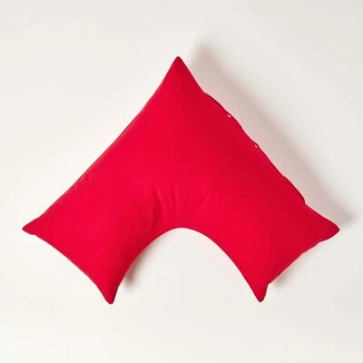 Homescapes Egyptian Cotton V Shaped Pillowcase - Bed Linen Homescapes Egyptian Cotton V Shaped Pillowcase - Bed Linen
