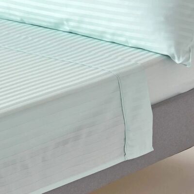 Homescapes Egyptian Cotton Satin Stripe Flat Sheet - Super King Homescapes Egyptian Cotton Satin Stripe Flat Sheet - Super King