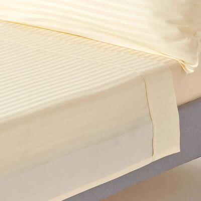 Homescapes Double Pastel Yellow Egyptian Cotton Flat Sheet - Bed Linen Homescapes Double Pastel Yellow Egyptian Cotton Flat Sheet - Bed Linen