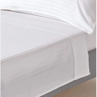Homescapes Egyptian Cotton Satin Stripe Flat Sheet King - Flat Sheet Homescapes Egyptian Cotton Satin Stripe Flat Sheet King - Flat Sheet