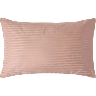 Homescapes Egyptian Cotton Satin Stripe Pillowcase - Taupe Beige - Standard - 48x74 cm Homescapes Egyptian Cotton Satin Stripe Pillowcase - Taupe Beige - Standard - 48x74 cm