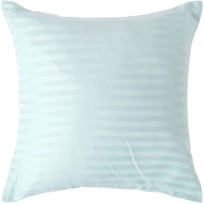 Homescapes Square 40x40cm Blue Egyptian Cotton Satin Pillowcase Homescapes Square 40x40cm Blue Egyptian Cotton Satin Pillowcase