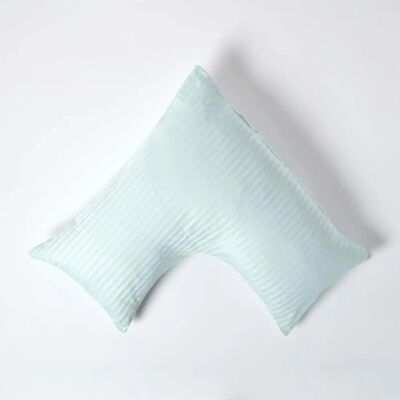 Homescapes Aqua Blue Egyptian Cotton Super Soft V Pillowcase - Bed Linen Homescapes Aqua Blue Egyptian Cotton Super Soft V Pillowcase - Bed Linen
