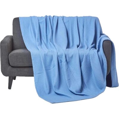 Homescapes Organic Cotton Waffle Blanket - Blanket Homescapes Organic Cotton Waffle Blanket - Blanket