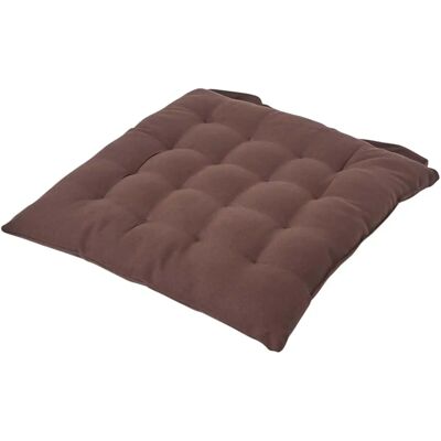 Homescapes Chocolate Brown Seat Pad - Seat Pad Homescapes Chocolate Brown Seat Pad - Seat Pad