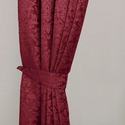 Homescapes Velvet Jacquard Curtain Tie Back Pair - Curtain Tie Back Homescapes Velvet Jacquard Curtain Tie Back Pair - Curtain Tie Back