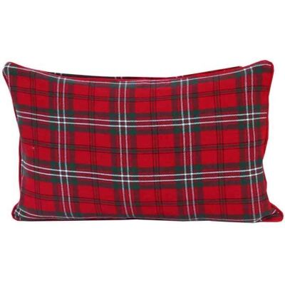 Homescapes Cotton Edward Tartan Cushion Cover - Cushions Homescapes Cotton Edward Tartan Cushion Cover - Cushions