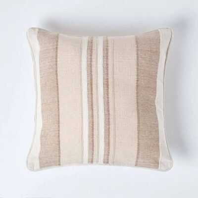 Homescapes Beige Morocco Cotton Cushion Cover 60x60cm Homescapes Beige Morocco Cotton Cushion Cover 60x60cm