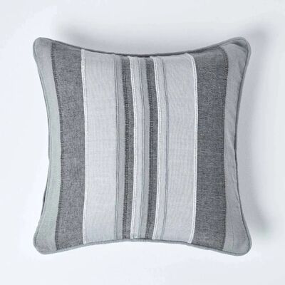 Homescapes Cotton Striped Morocco Cushion Cover - Cushion Cover Homescapes Cotton Striped Morocco Cushion Cover - Cushion Cover