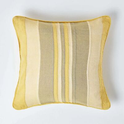 Homescapes Cotton Striped Morocco Cushion Cover - Unisex Homescapes Cotton Striped Morocco Cushion Cover - Unisex
