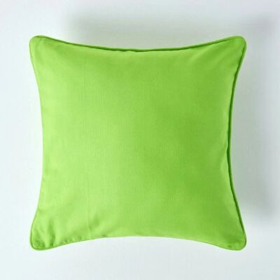 Homescapes Green Cotton Cushion Cover - 45cm x 45cm - Cushion Cover Homescapes Green Cotton Cushion Cover - 45cm x 45cm - Cushion Cover
