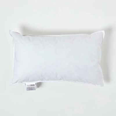 Homescapes Coussin en plumes de canard blanc 30cm x 50cm - Rembourrage - Publicité Homescapes Coussin en plumes de canard blanc 30cm x 50cm - Rembourrage - Publicité