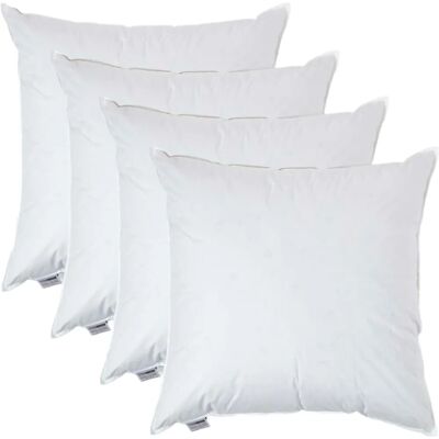Homescapes - Duck Feather Cushion Pad - 66x66 - 4 Pack - Cushion Insert Homescapes - Duck Feather Cushion Pad - 66x66 - 4 Pack - Cushion Insert