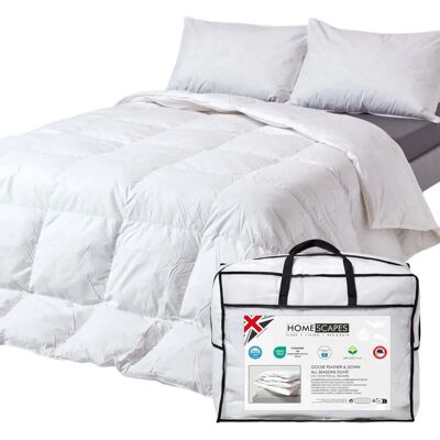Homescapes King Size All Seasons Goose Feather Down Duvet Homescapes King Size All Seasons Goose Feather Down Duvet