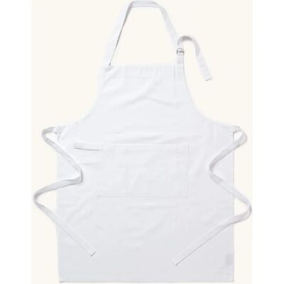 Homescapes Weiße Baumwollschürze - Unisex Küchen-Accessoire Homescapes Weiße Baumwollschürze - Unisex Küchen-Accessoire