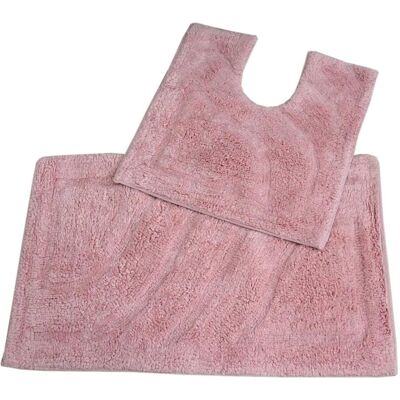 Homescapes Ensemble de Tapis de Bain en Coton de Luxe Rose - Publicité Homescapes Ensemble de Tapis de Bain en Coton de Luxe Rose - Publicité