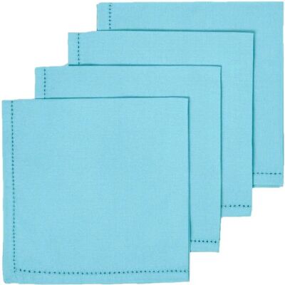 Homescapes Cotton Fabric 4 Napkins Set - Napkins Homescapes Cotton Fabric 4 Napkins Set - Napkins
