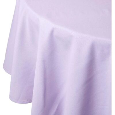 Homescapes Purple Round Cotton Tablecloth - Tablecloth Homescapes Purple Round Cotton Tablecloth - Tablecloth