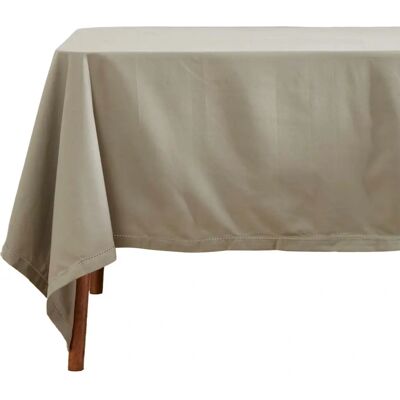 Homescapes Grey Cotton Tablecloth - 137cm x 137cm, Unisex Homescapes Grey Cotton Tablecloth - 137cm x 137cm, Unisex