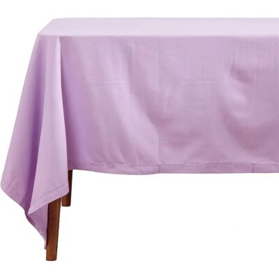 Homescapes Mauve Baumwolltischdecke - Tischdecke Homescapes Mauve Baumwolltischdecke - Tischdecke