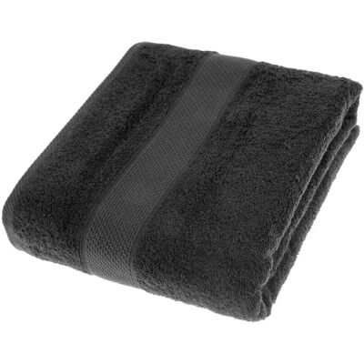 HOMESCAPES Turkish Cotton 4 Piece Bath Towel Set Black - Bath Towel Set HOMESCAPES Turkish Cotton 4 Piece Bath Towel Set Black - Bath Towel Set