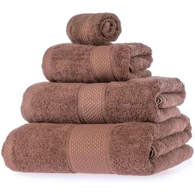Homescapes Chocolate Turkish Cotton Towel Set - Towel Homescapes Chocolate Turkish Cotton Towel Set - Towel